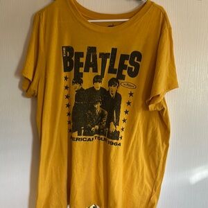 Torrid Yellow Beatles Graphic Tee - Short Sleeve